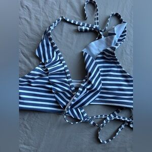 Striped Bikini Top